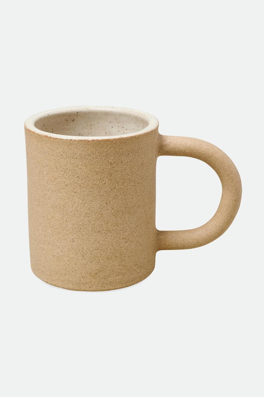 Accesorii Unisex Brixton O-M Hand Crafted Ceramică Mug Bej | FWKRC8734