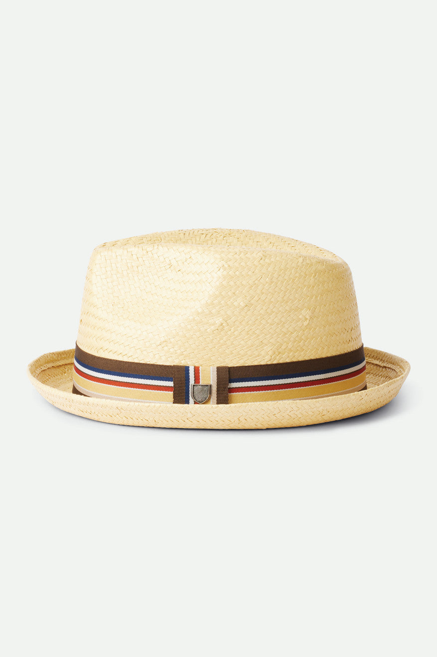 Fedoras Barbati Brixton Castor Straw Maro | CHSOX6723