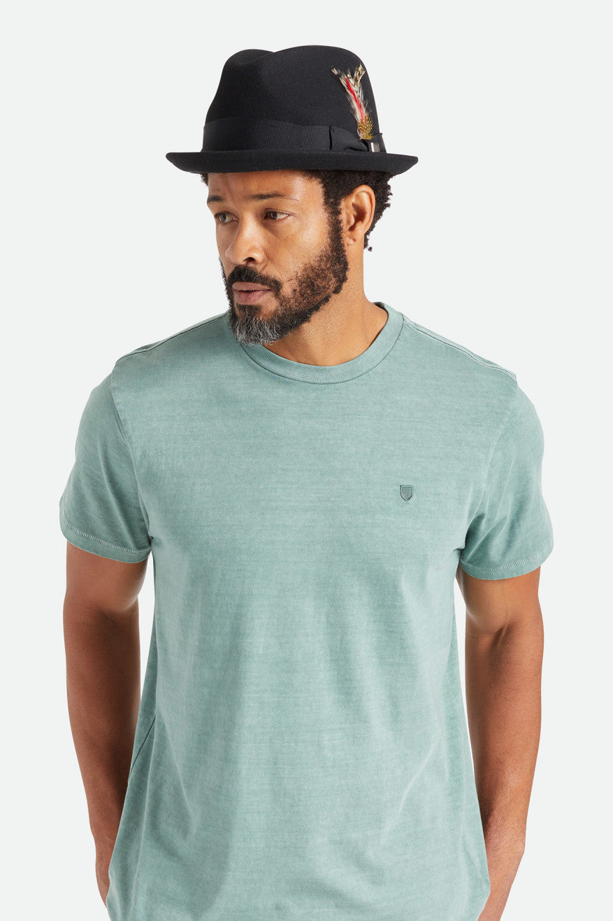 Fedoras Barbati Brixton Gain Negrii | UXJCZ8349