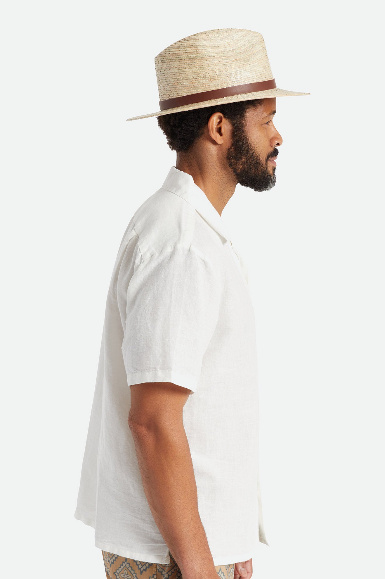 Fedoras Barbati Brixton Messer Straw Bej | JFOKS3125