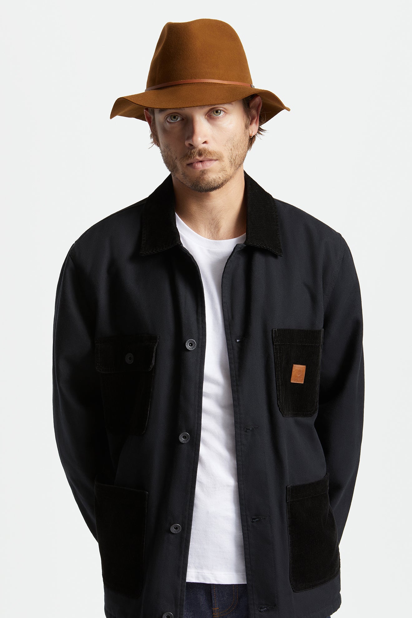 Fedoras Barbati Brixton Wesley Packable Cafe | MTFVK2578