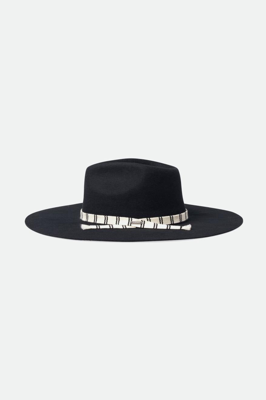 Fedoras Dama Brixton Leigh Felt Fedora Negrii | LATFR7309