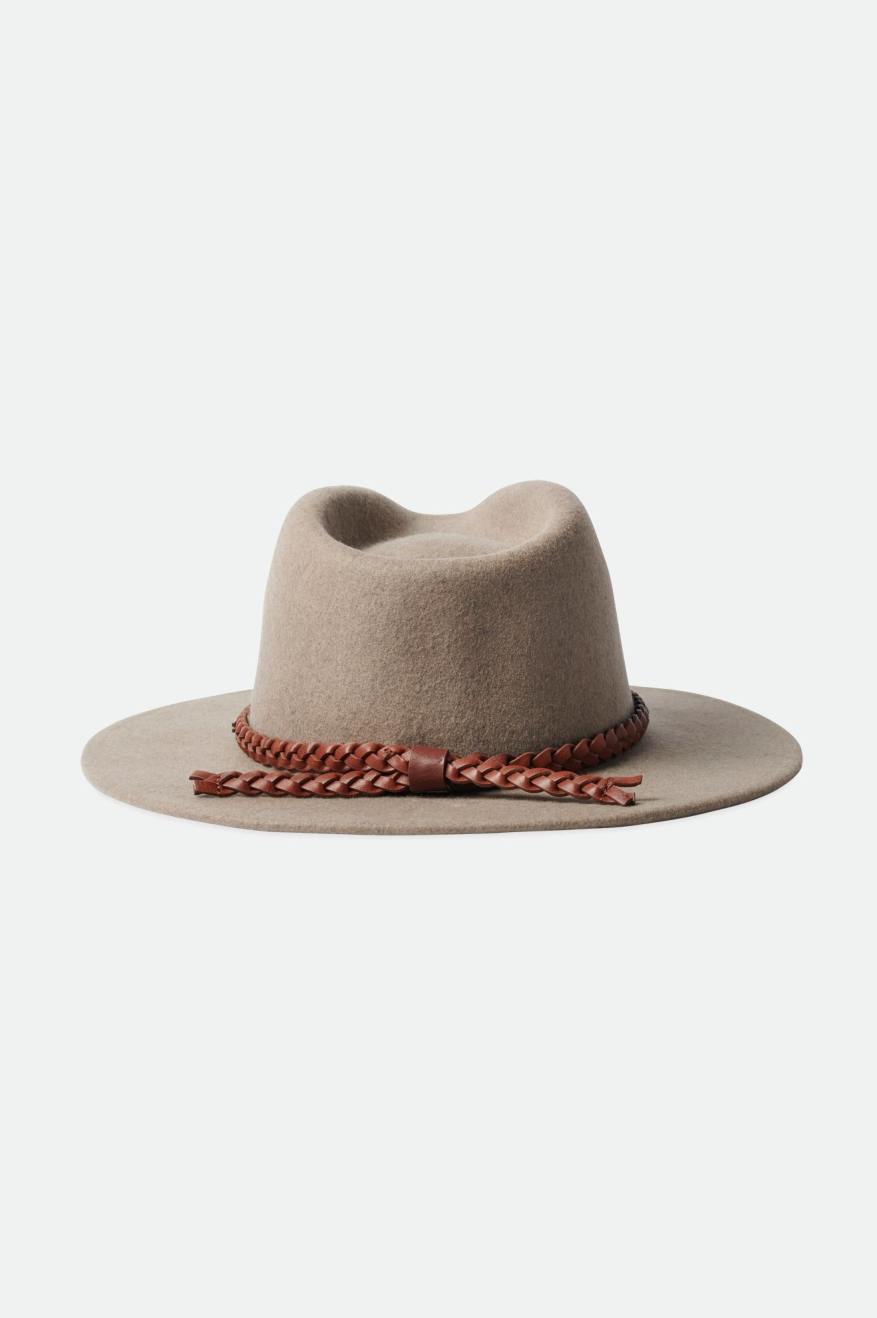 Fedoras Dama Brixton Messer Western Fedora Bej | AZLSD3867