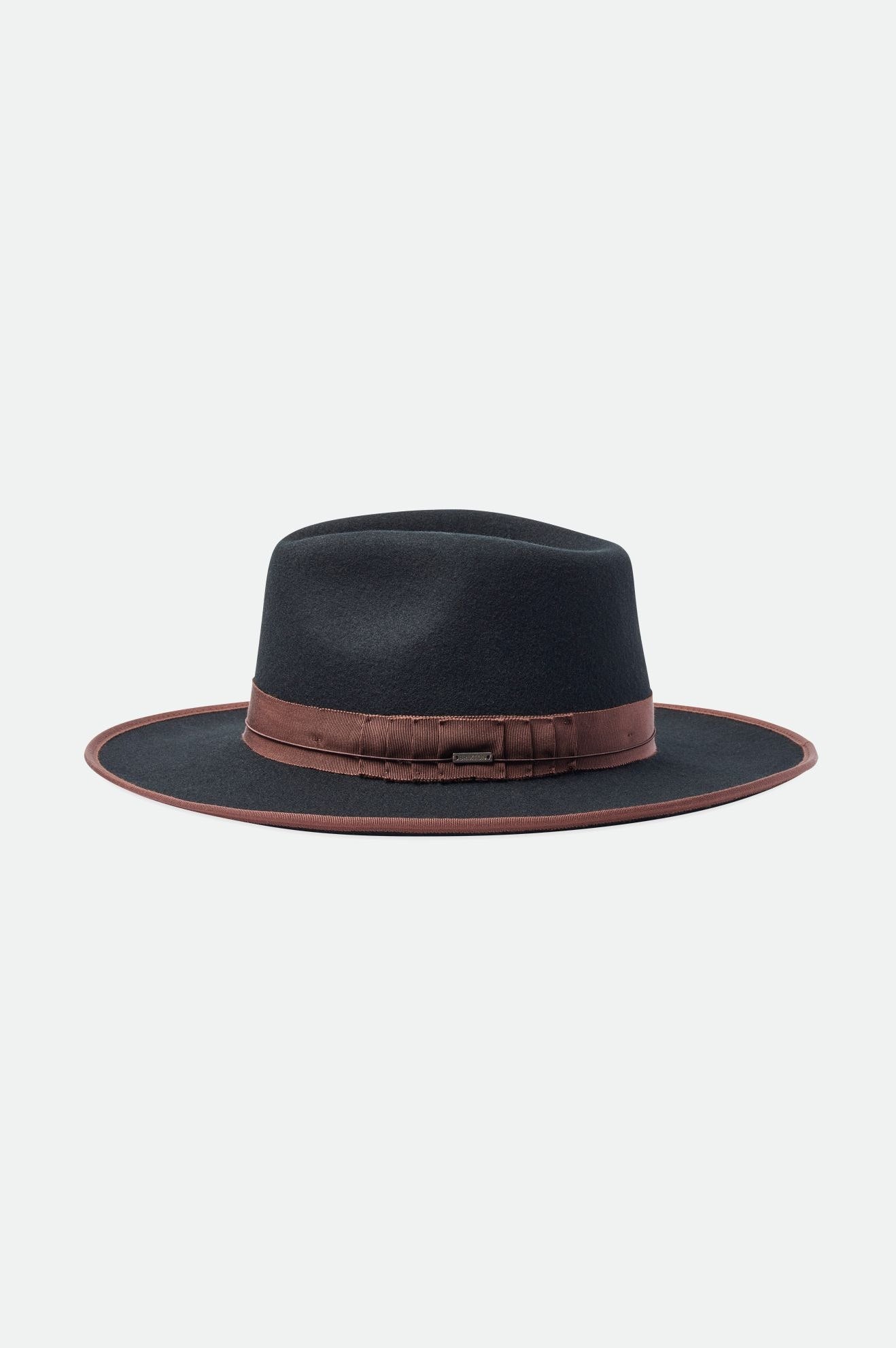 Fedoras Dama Brixton Reno Fedora Negrii Maro | BMAQX5436