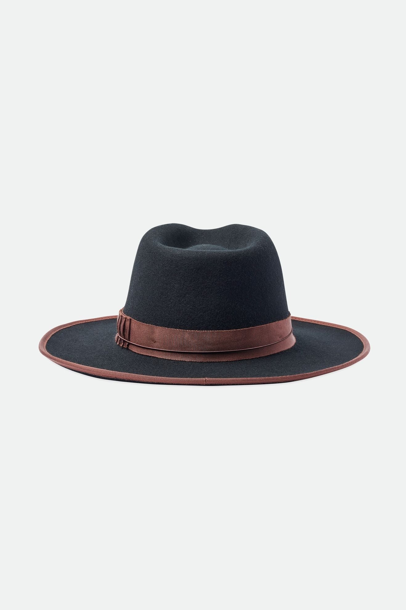 Fedoras Dama Brixton Reno Fedora Negrii Maro | BMAQX5436