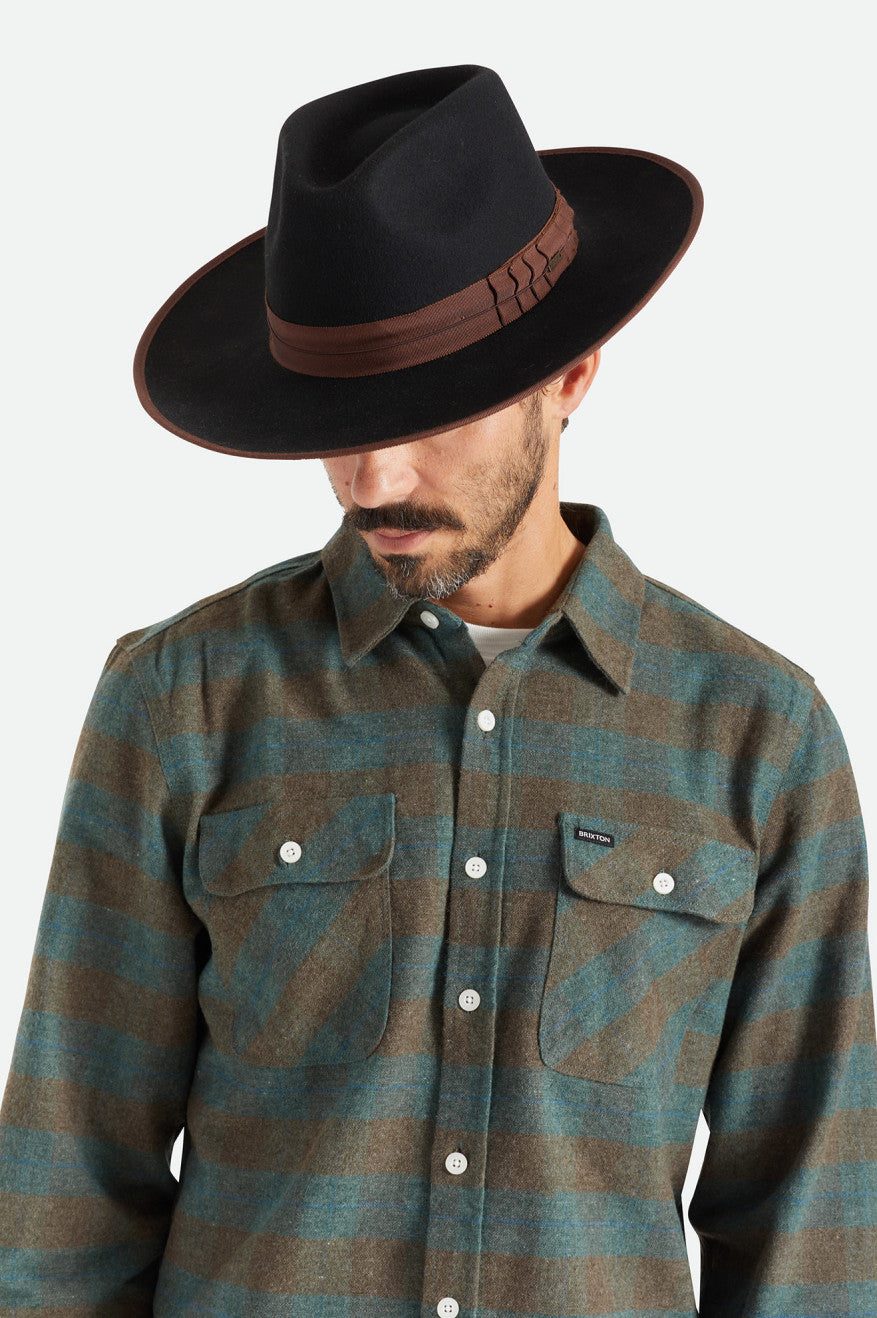 Fedoras Dama Brixton Reno Fedora Negrii Maro | BMAQX5436