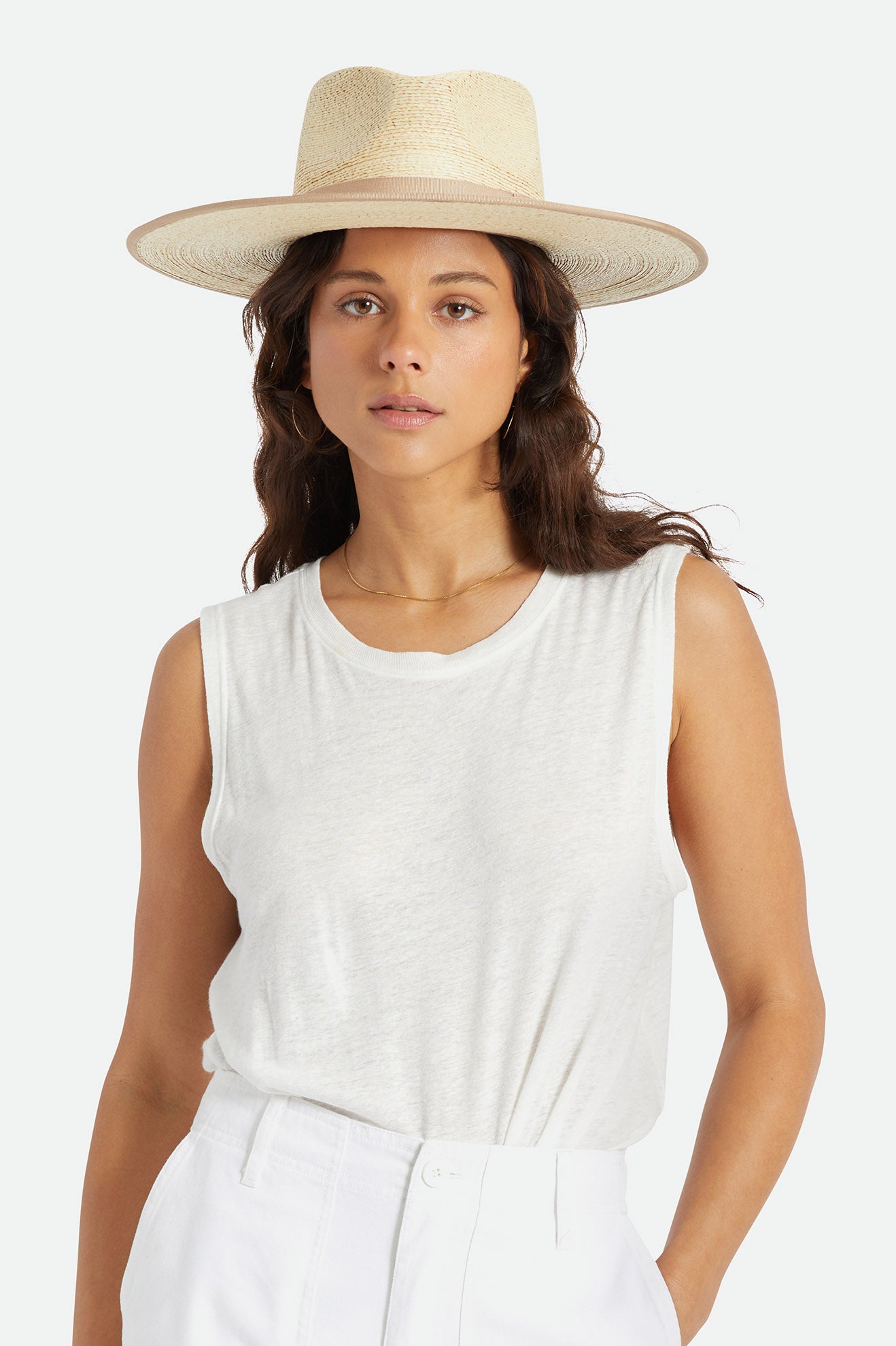 Palarie Dama Brixton Jo Straw Rancher Hat Bej | ECUFV0249