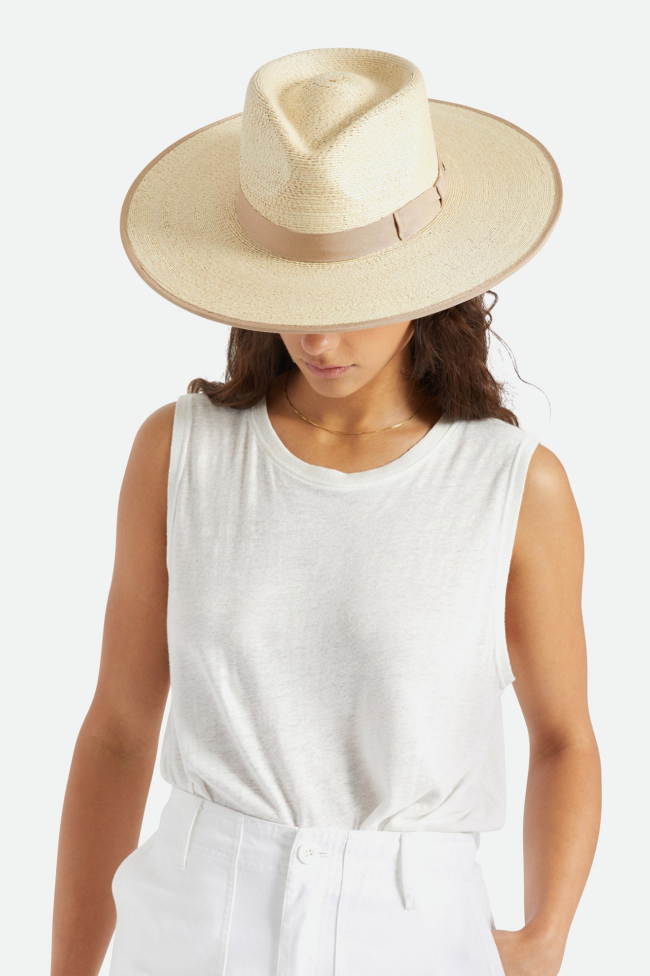 Palarie Dama Brixton Jo Straw Rancher Hat Bej | ECUFV0249