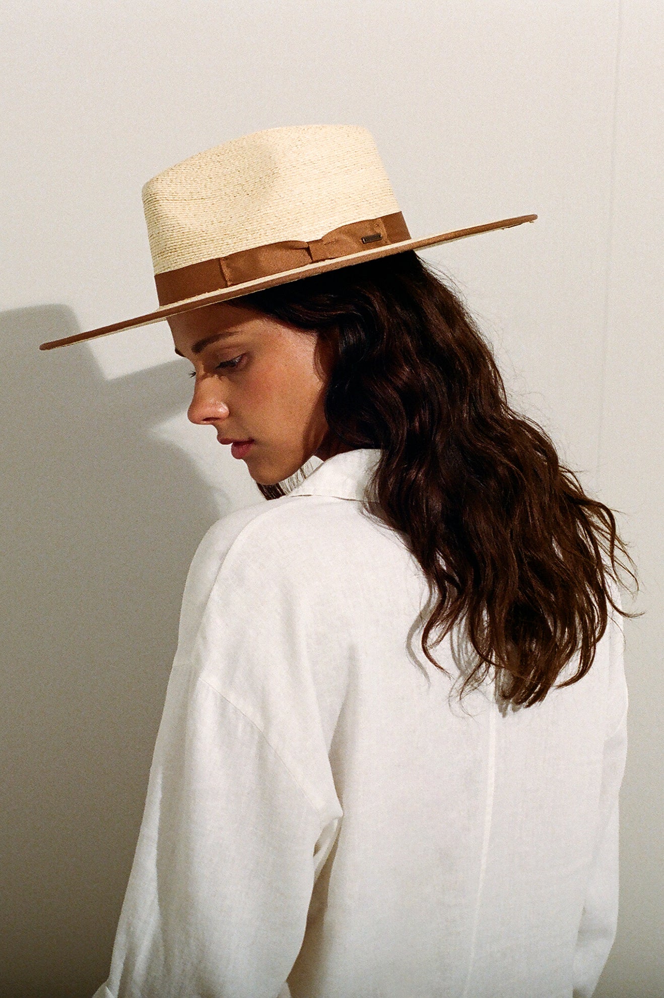 Palarie Dama Brixton Jo Straw Rancher Hat Bej | VEHJF9127