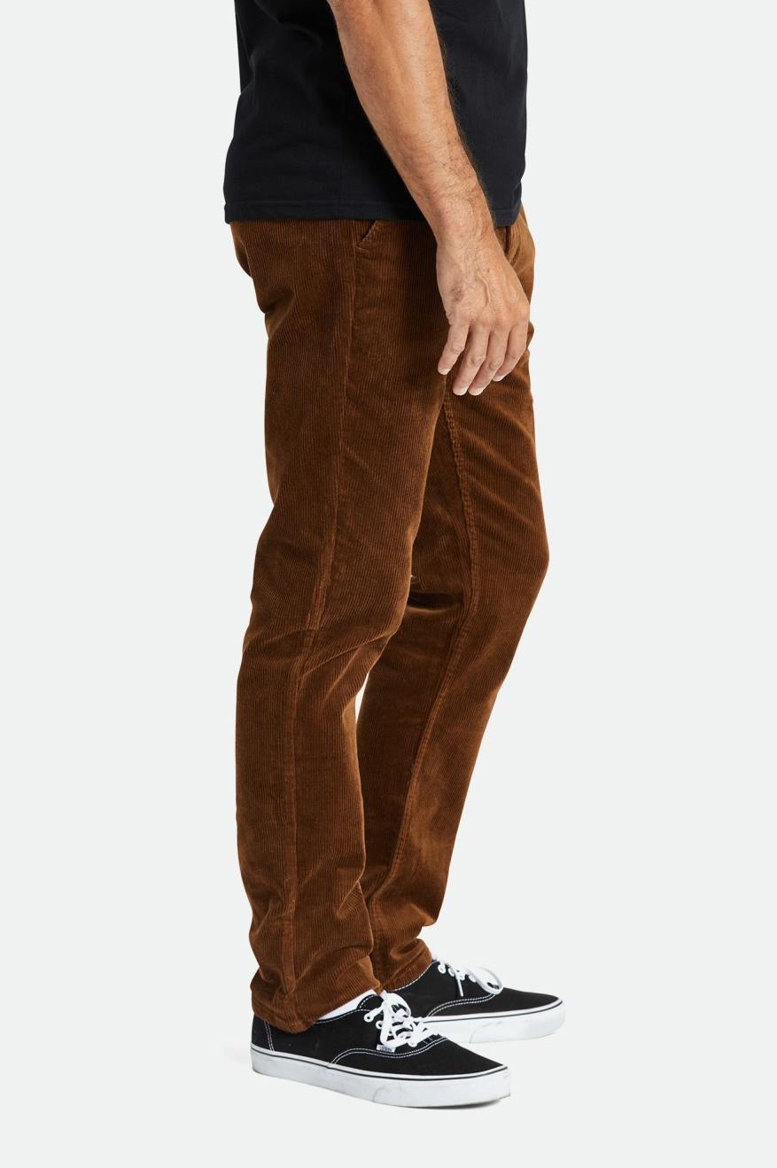 Pantaloni Barbati Brixton Choice Chino Regular Maro | AFBVK3609