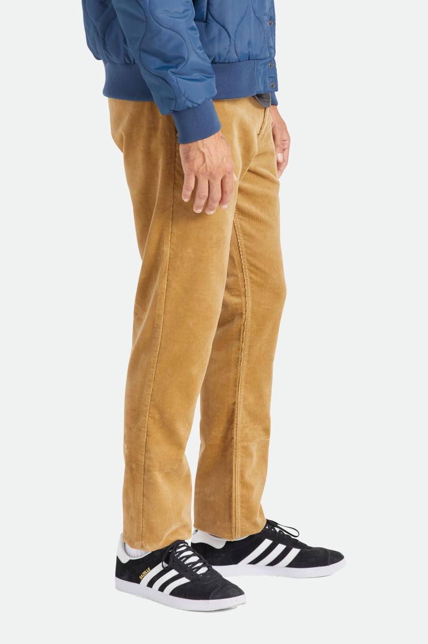 Pantaloni Barbati Brixton Choice Chino Regular Kaki | NXRMQ4852