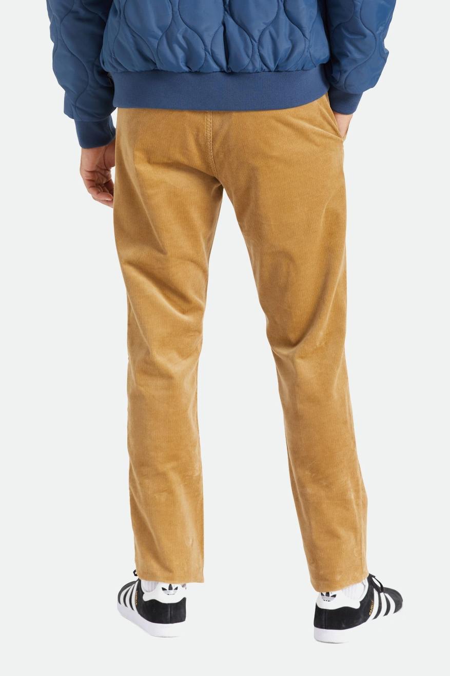 Pantaloni Barbati Brixton Choice Chino Regular Kaki | NXRMQ4852