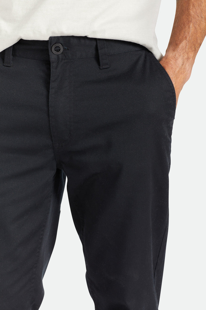 Pantaloni Barbati Brixton Choice Chino Regular Negrii | WJISB8675