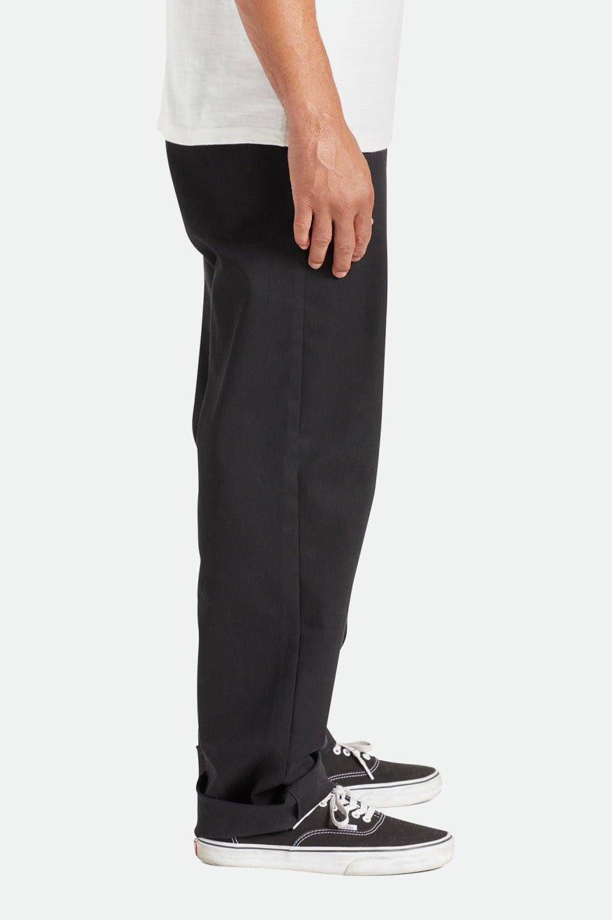 Pantaloni Barbati Brixton Choice Chino Relaxed Negrii | ZXIDU0429