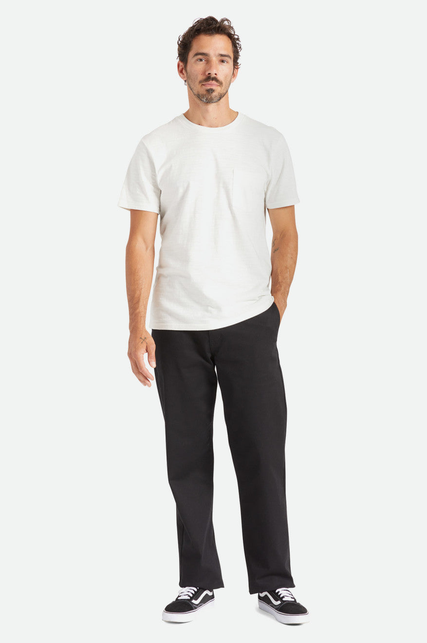 Pantaloni Barbati Brixton Choice Chino Relaxed Negrii | ZXIDU0429