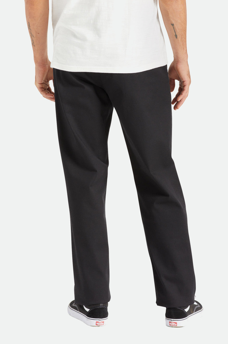 Pantaloni Barbati Brixton Choice Chino Relaxed Negrii | ZXIDU0429