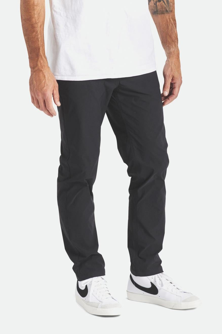 Pantaloni Barbati Brixton Knox Utility Slim Negrii | BFYJC8017