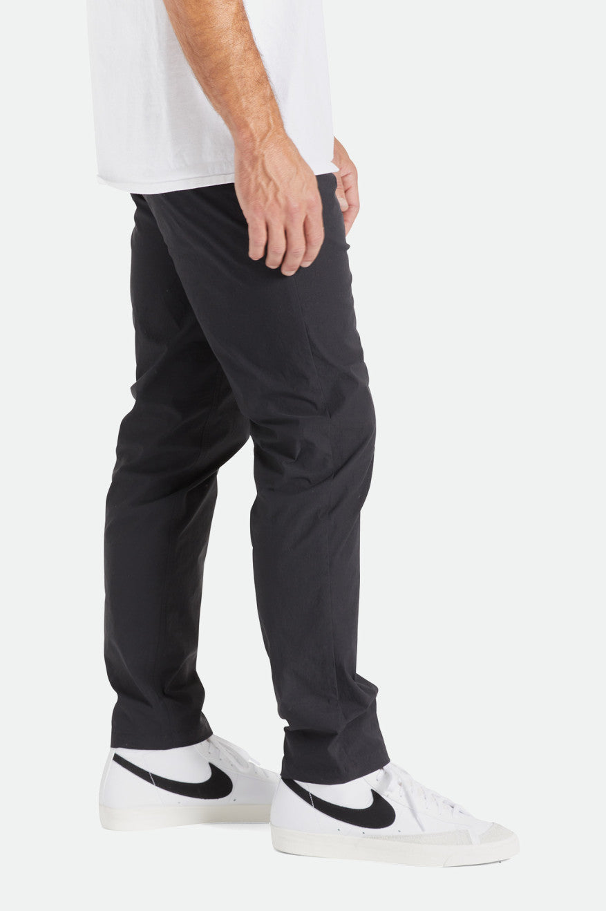 Pantaloni Barbati Brixton Knox Utility Slim Negrii | BFYJC8017