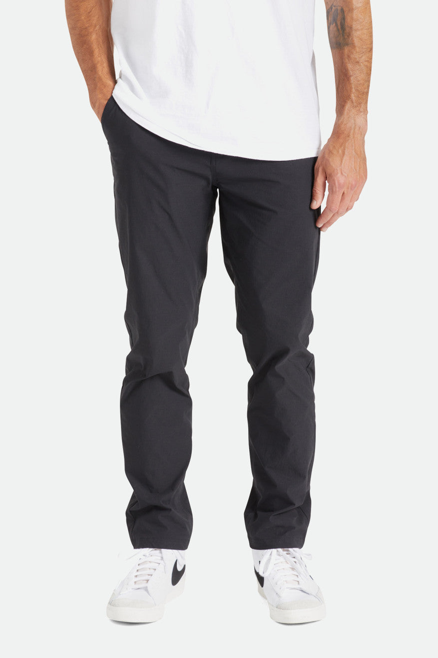 Pantaloni Barbati Brixton Knox Utility Slim Negrii | BFYJC8017