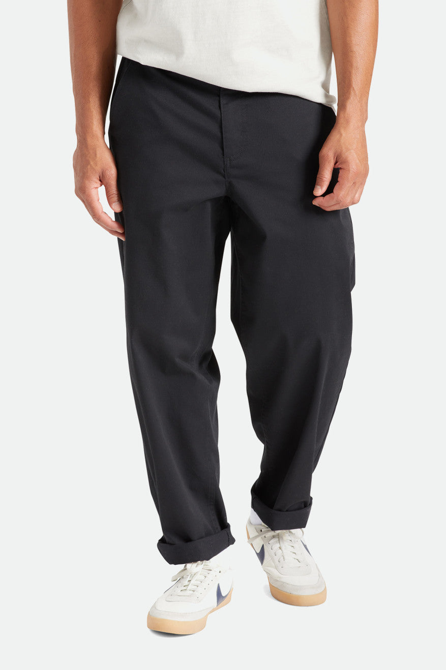 Pantaloni Barbati Brixton Medina Negrii | TEAKM0962