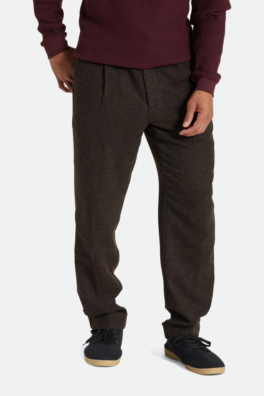 Pantaloni Barbati Brixton Regent Reserve Trouser Maro | KIQUD2704