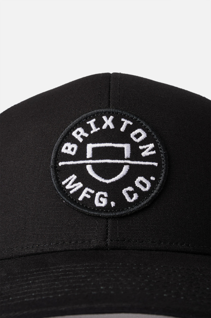 Sapca Barbati Brixton Crest NetPlus MP Trucker Hat Negrii | BNGZL6230