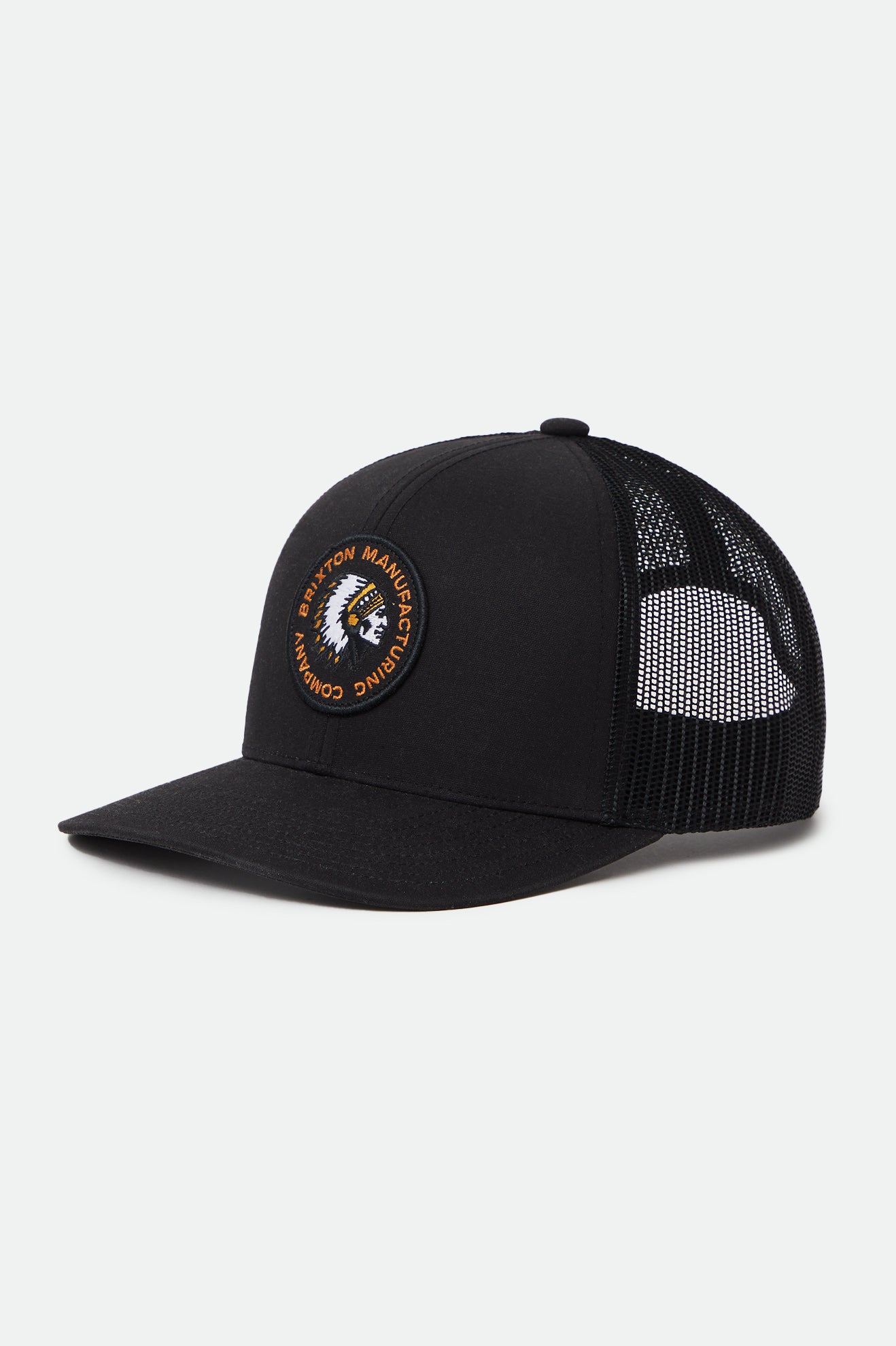 Sapca Barbati Brixton Rival Stamp NetPlus MP Trucker Hat Negrii | RKPEN1876