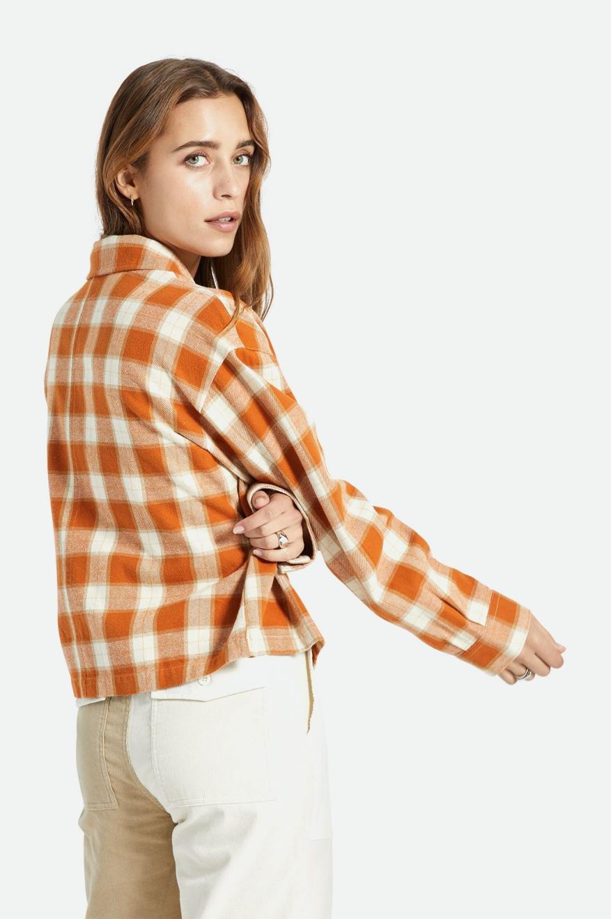 Topuri Dama Brixton Bowery L/S Portocalii | MQGST3681