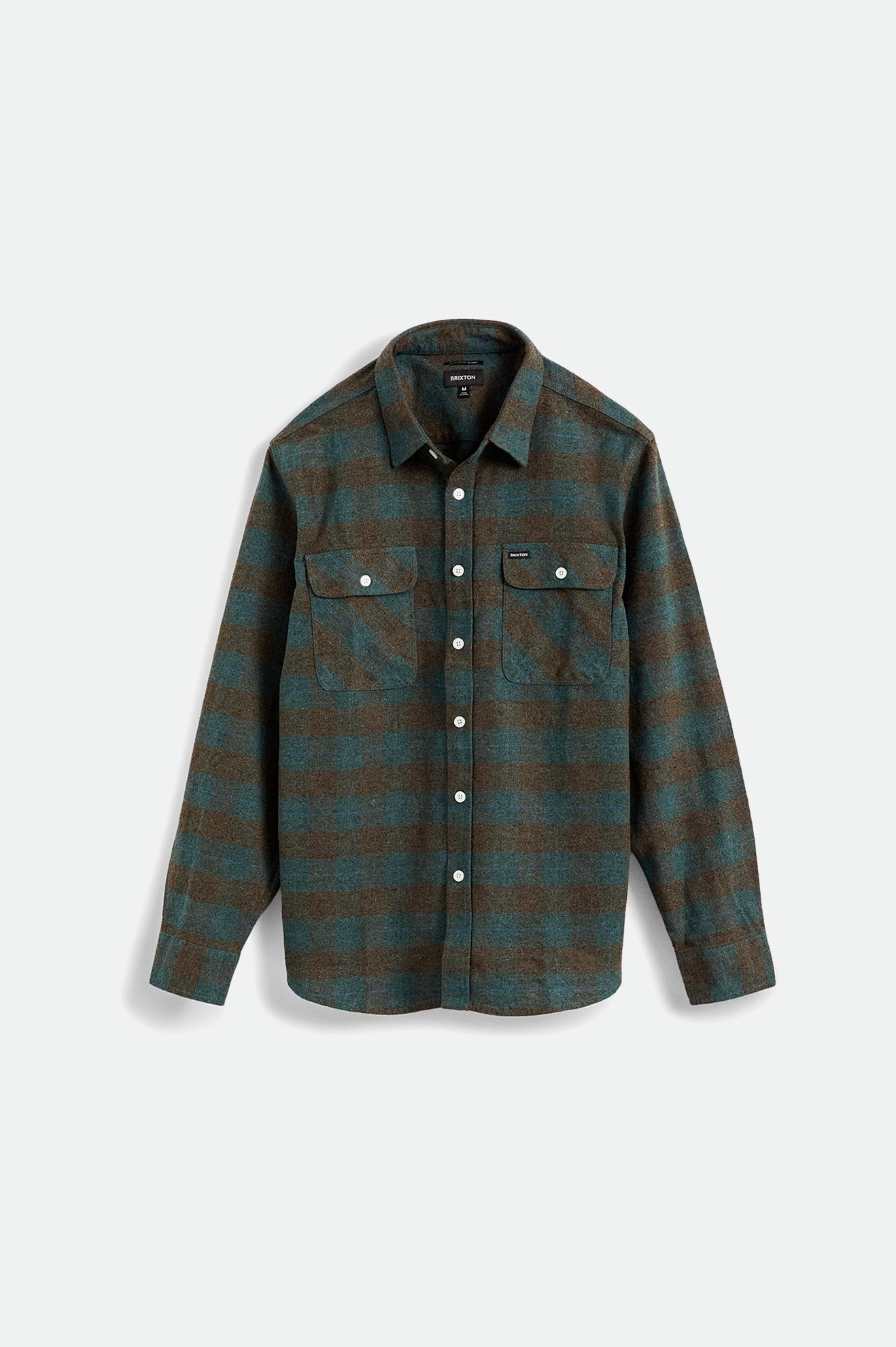 Topuri De Flanel Barbati Brixton Bowery L/S Albastri | XNFDC8671