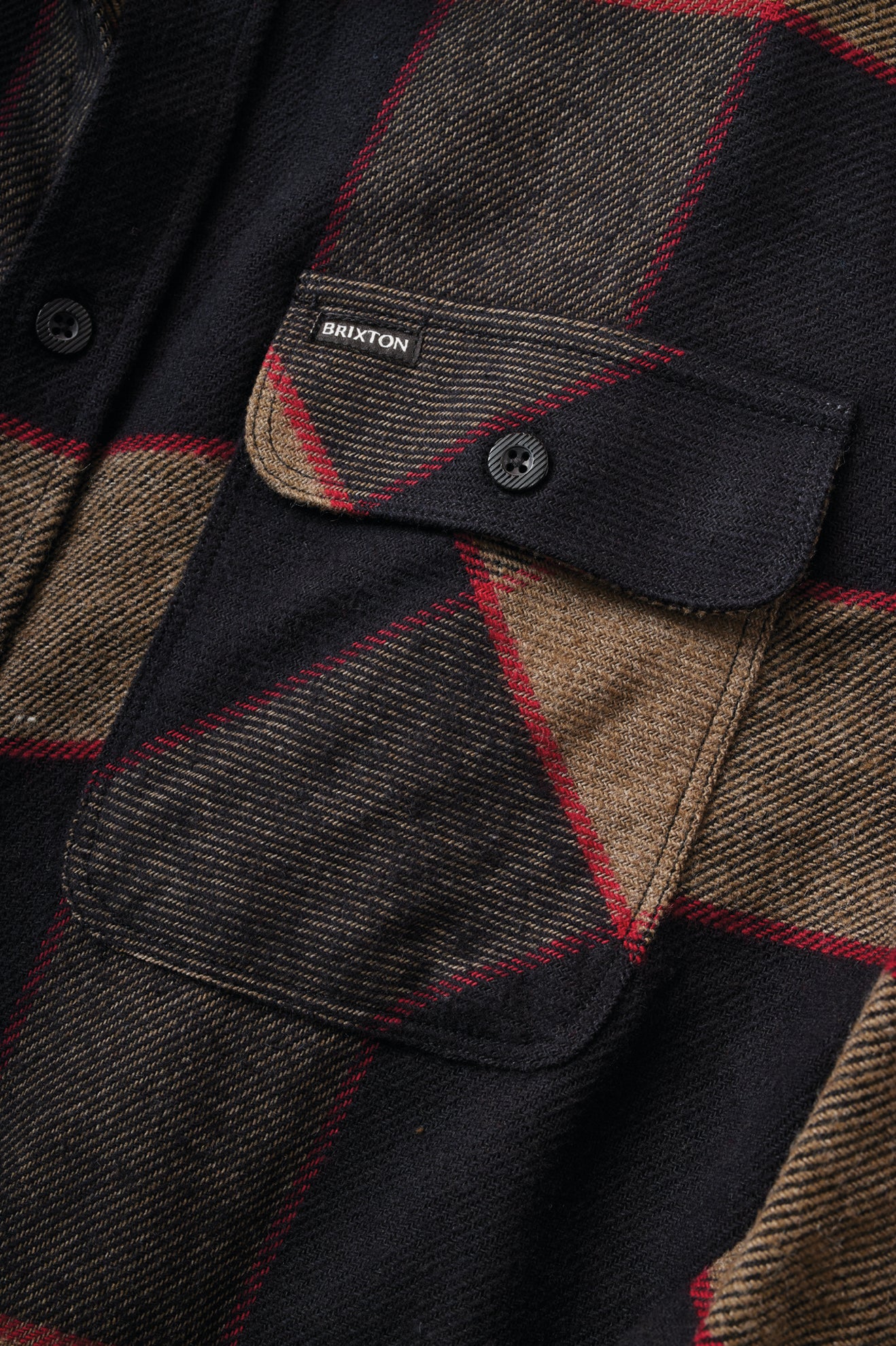 Topuri De Flanel Barbati Brixton Bowery L/S Gri | YKWMS0318