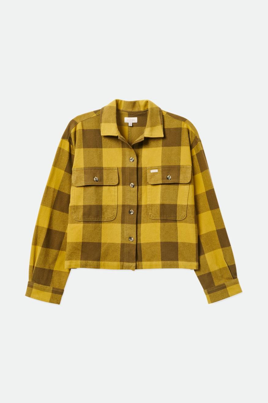 Topuri De Flanel Dama Brixton Bowery L/S Galbeni | JTYQO9761