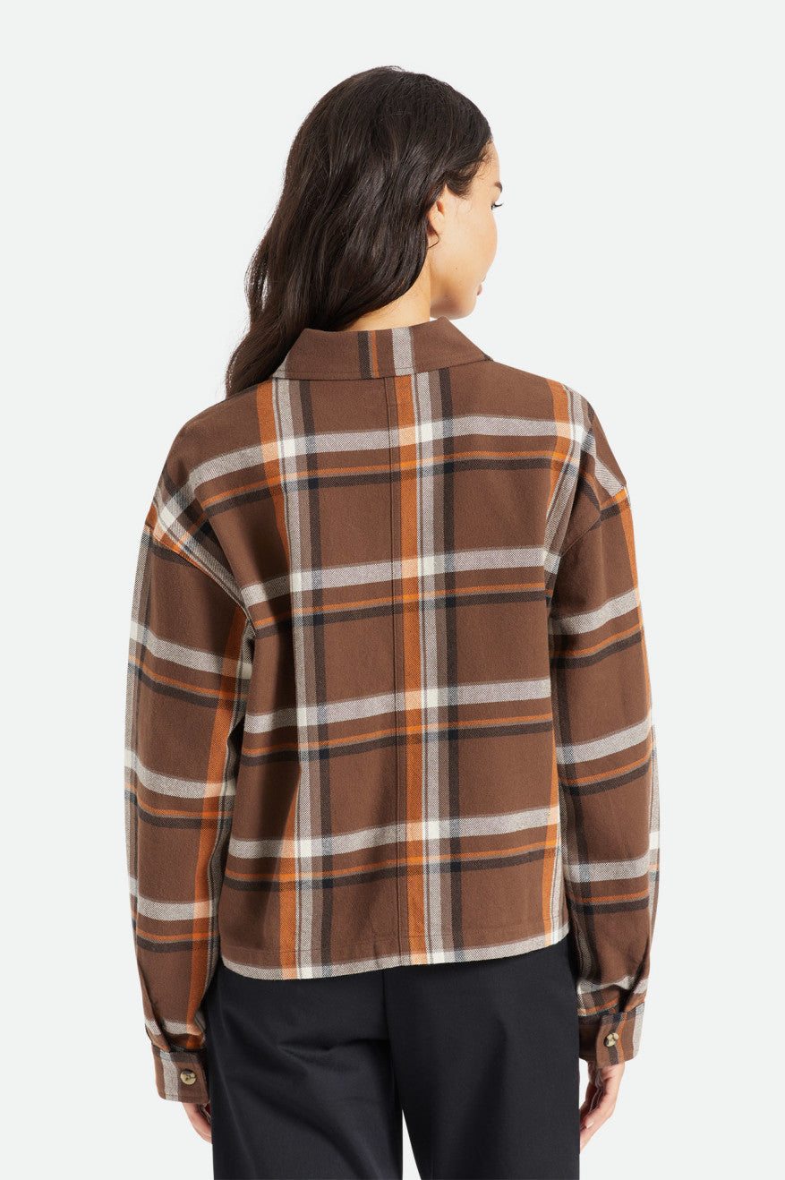 Topuri De Flanel Dama Brixton Bowery L/S Maro | RIDNP6593