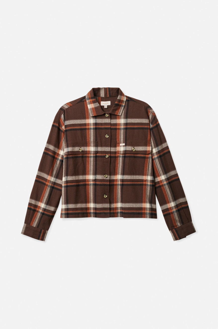 Topuri De Flanel Dama Brixton Bowery L/S Maro | RIDNP6593