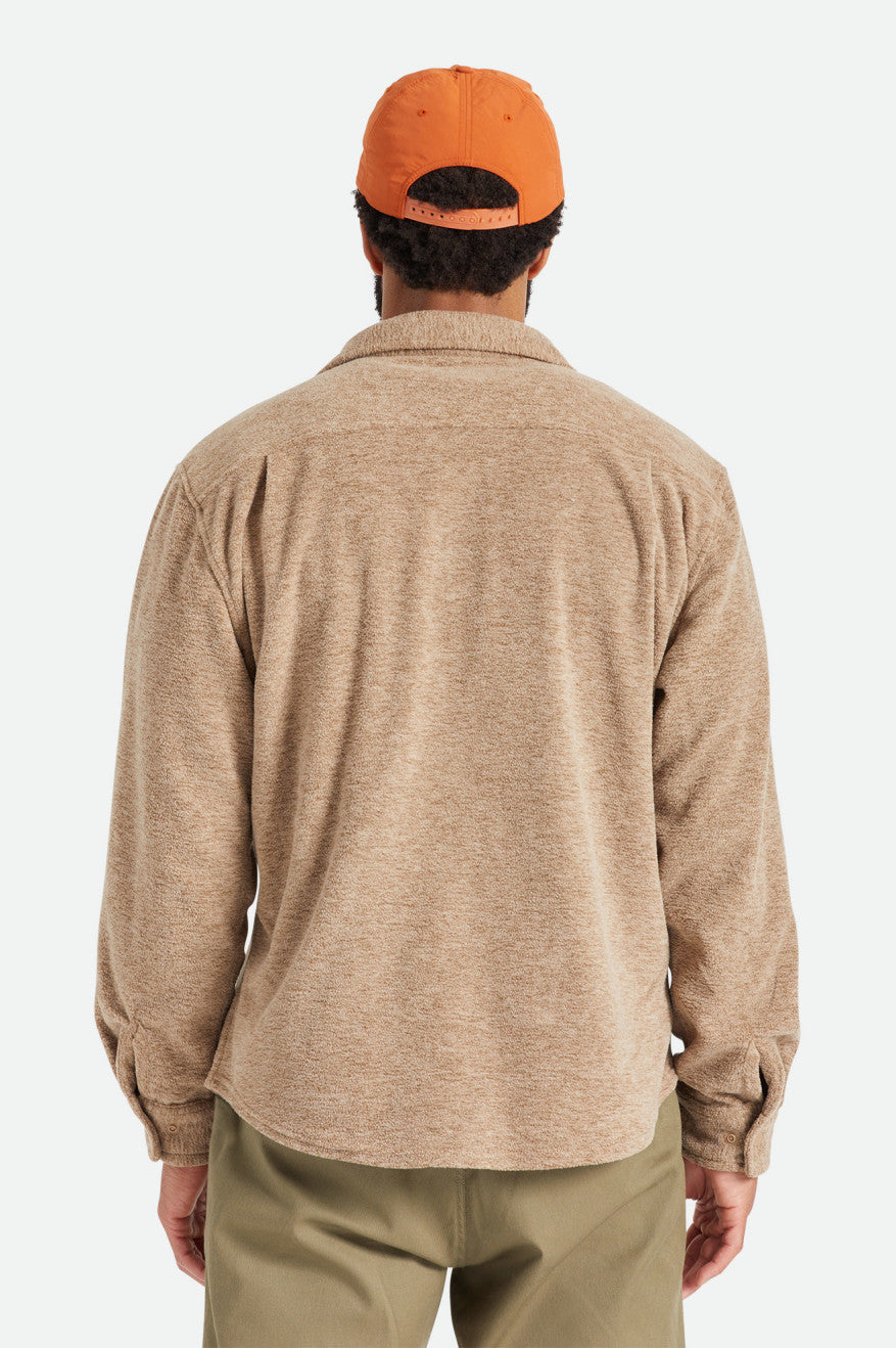 Topuri Țesute Barbati Brixton Bowery L/S Arctic Stretch Fleece Bej | LOJCM3120