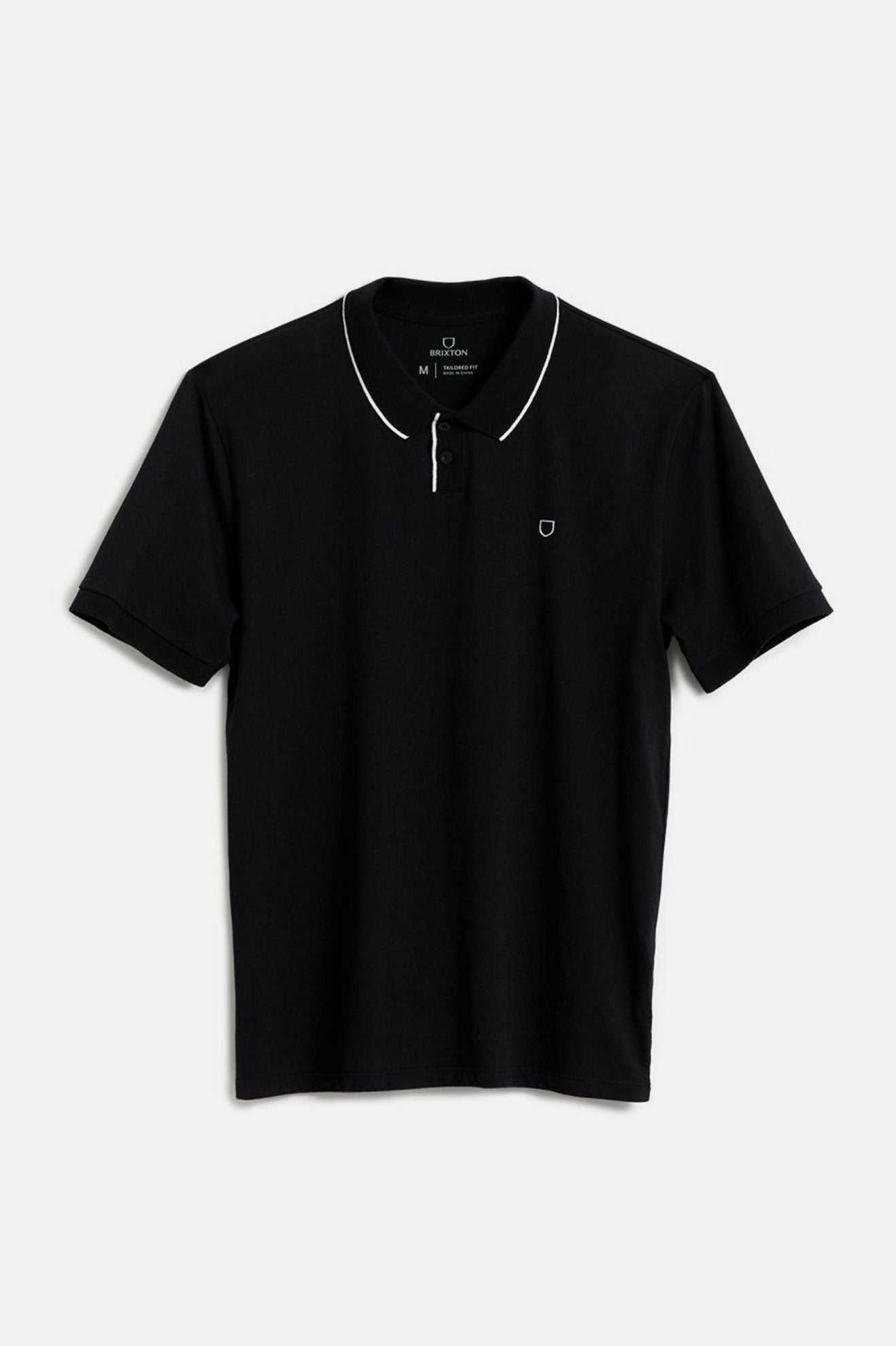 Tricotaje Barbati Brixton Proper S/S Polo Negrii | XKQMA9543