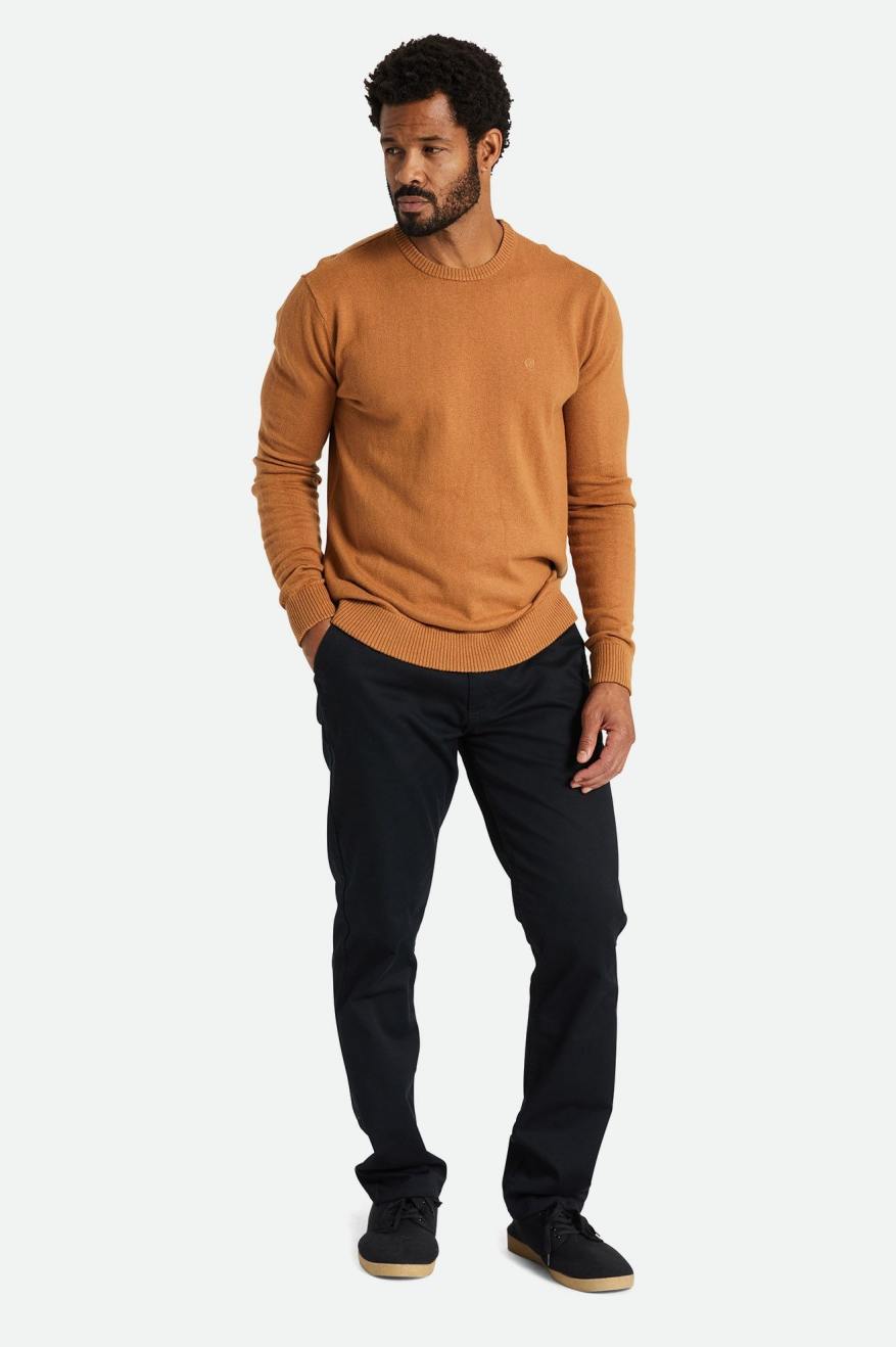 Tricotaje Barbati Brixton Reserve Cashmere Pulovere Maro | AJLWU3687