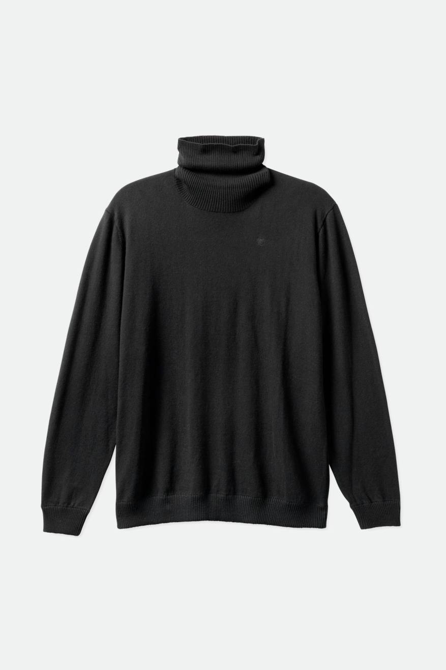 Tricotaje Barbati Brixton Reserve Cashmere L/S Turtleneck Negrii | ULVJB5079