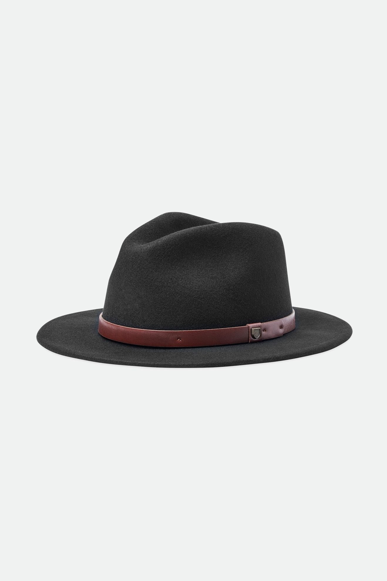 Fedoras Barbati Brixton Messer Negrii | DQFZU9812