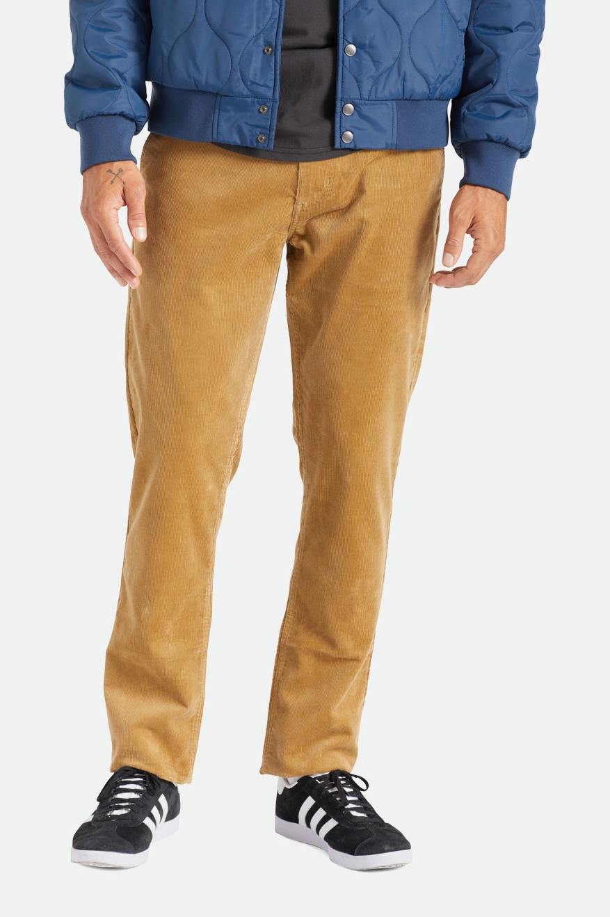 Pantaloni Barbati Brixton Choice Chino Regular Kaki | NXRMQ4852