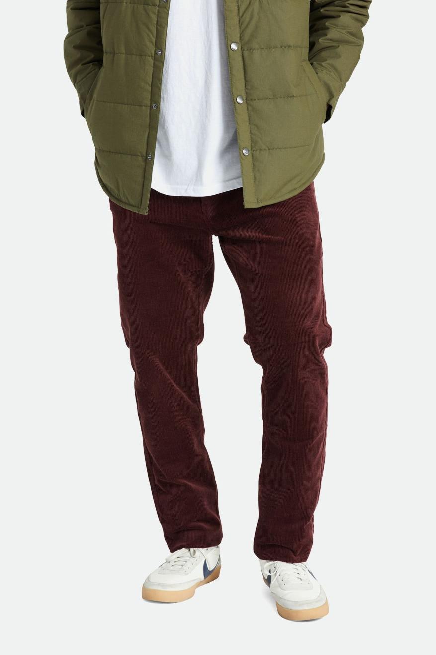 Pantaloni Barbati Brixton Choice Chino Regular Rosii | ZIDLQ0671