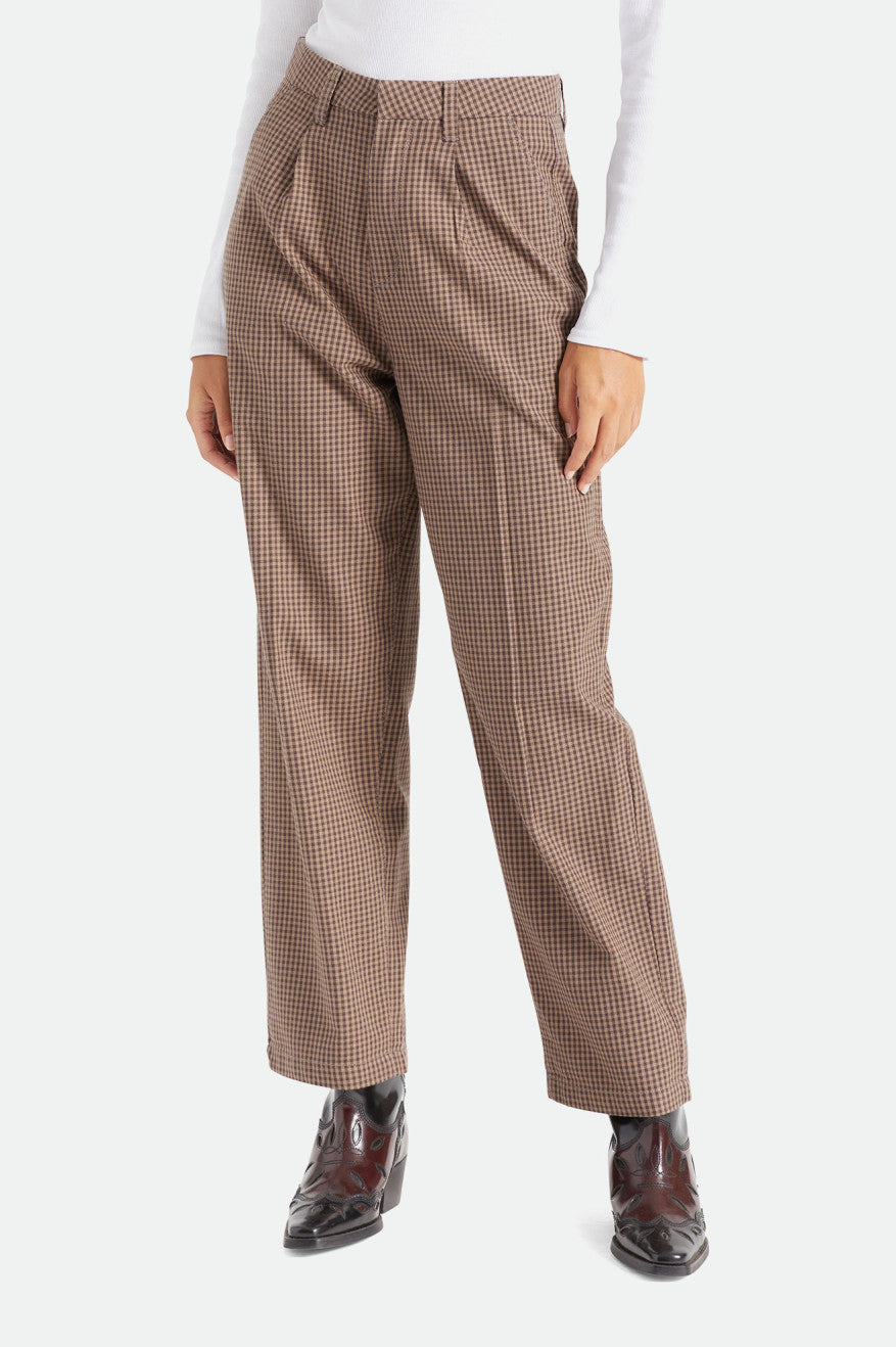 Pantalonii Dama Brixton Victory Trouser Verzi Inchis | ALZFE1739