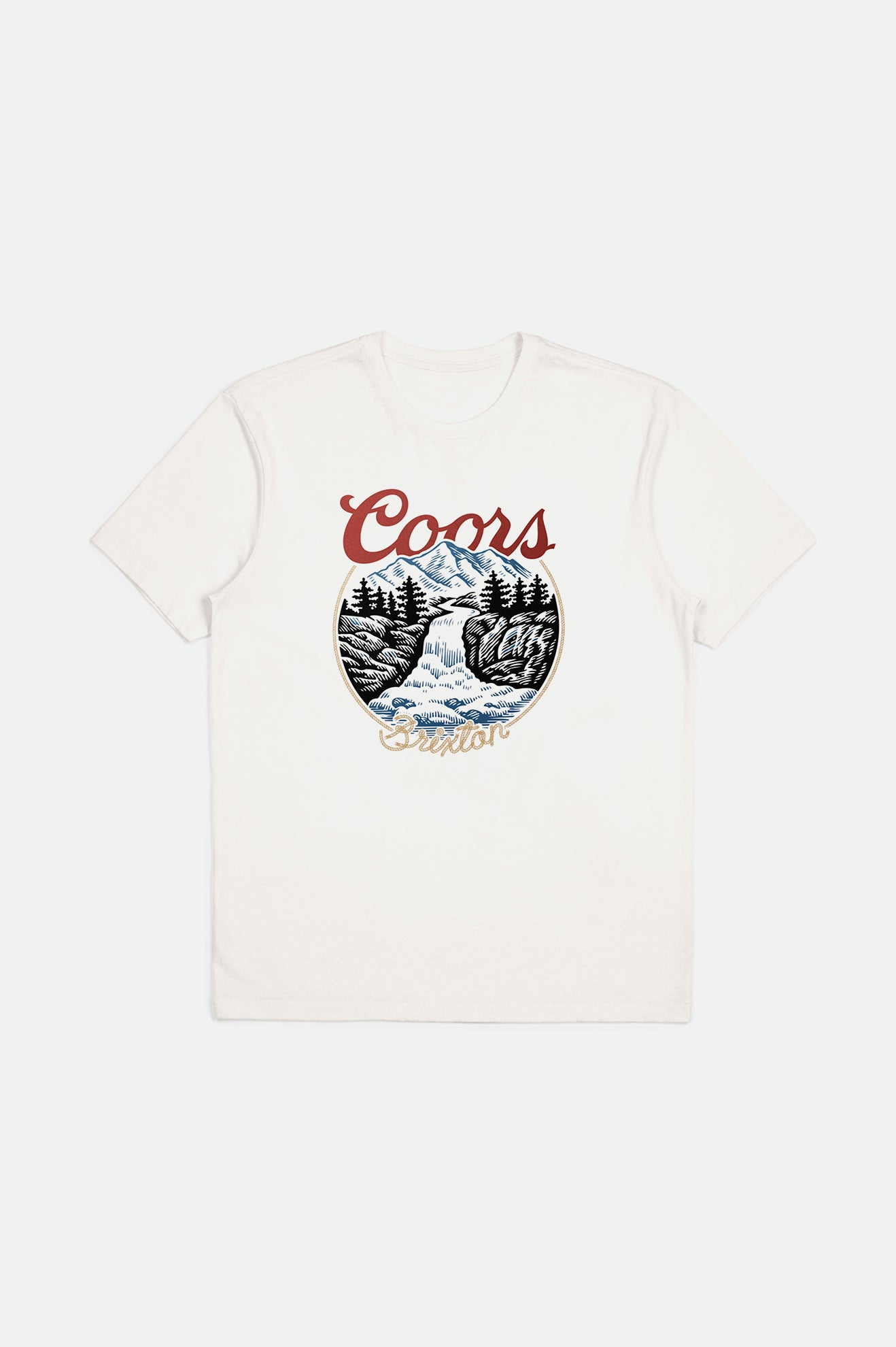 Topuri Barbati Brixton Coors Rocky S/S Tailored Albi | WZQTS5360